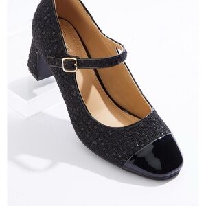 Elegant Black Mary Jane Heels